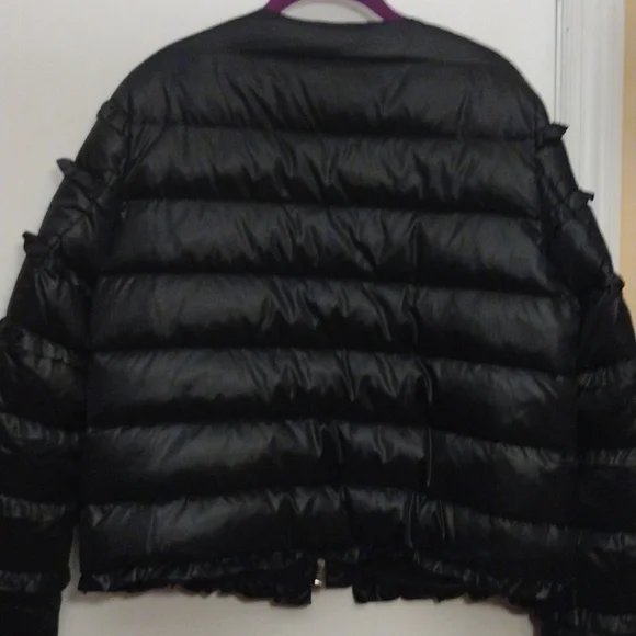 Michael Kors ruffle puffer jacket - Picture 4 of 7